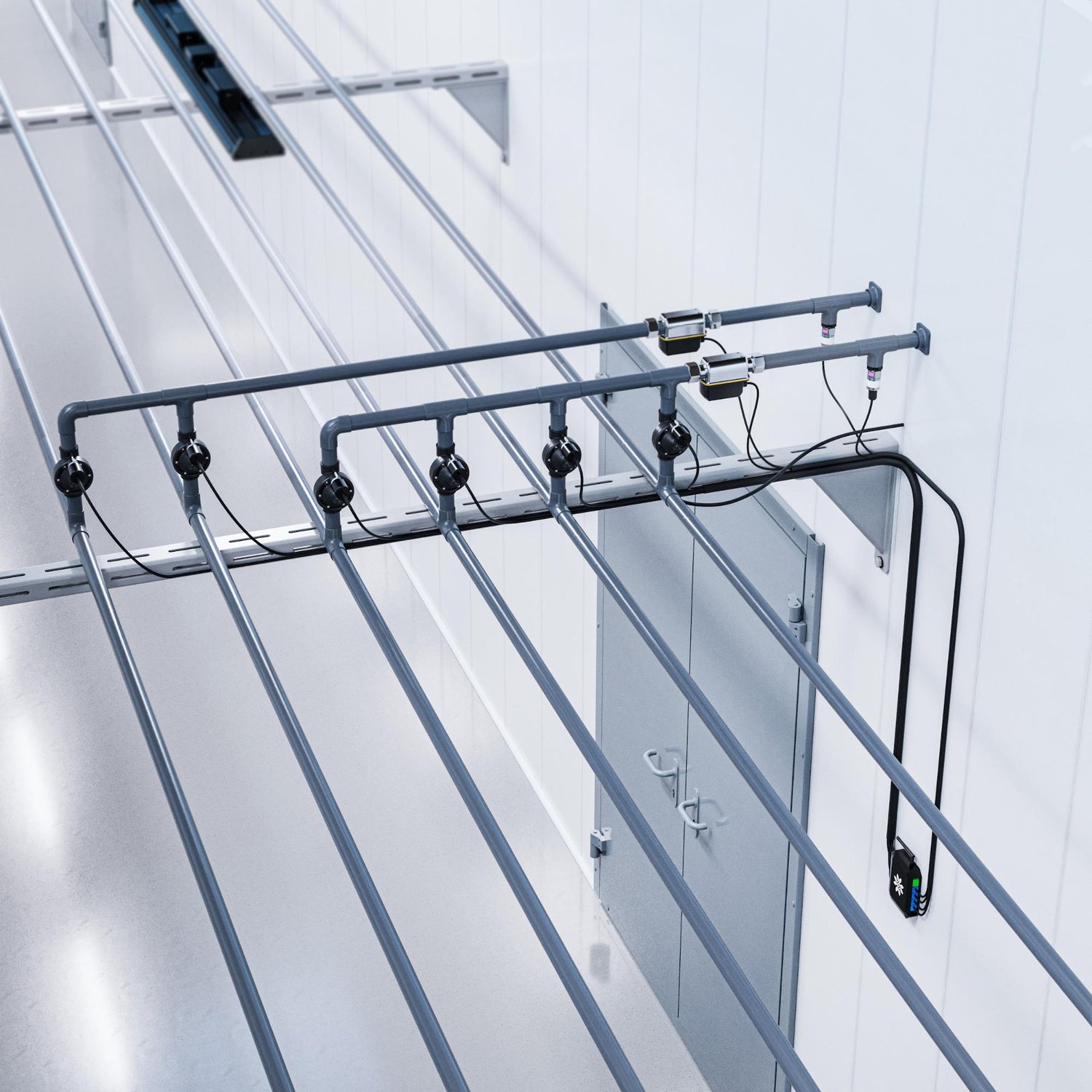 Multi-zone valve distribution across a facility